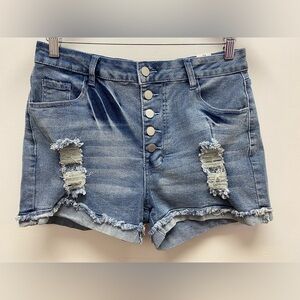 4 for $25 👖 Distressed Denim Button Fly Shorts 👖 - XL